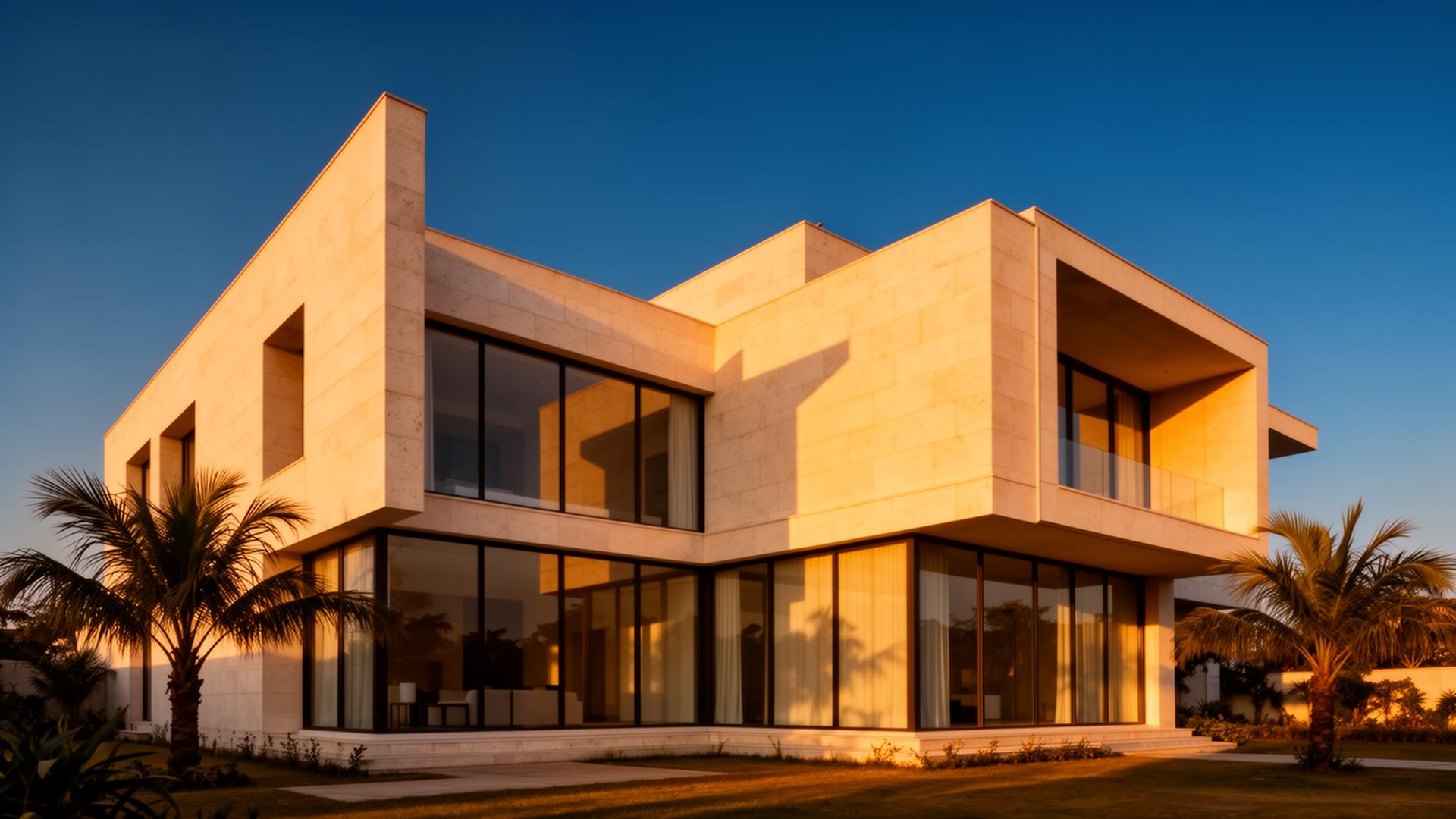 Modern Indian villa designed by Perfect House Design